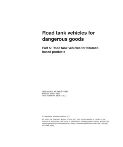 AS 2809.5:2022 pdf