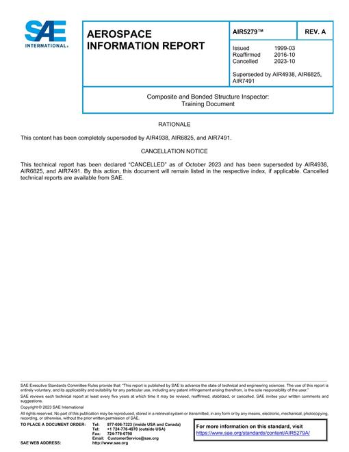 SAE AIR5279A pdf