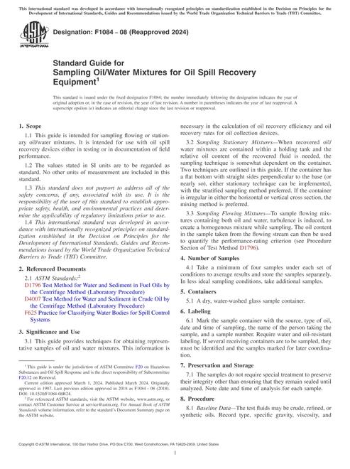 ASTM F1084-08(2024) pdf