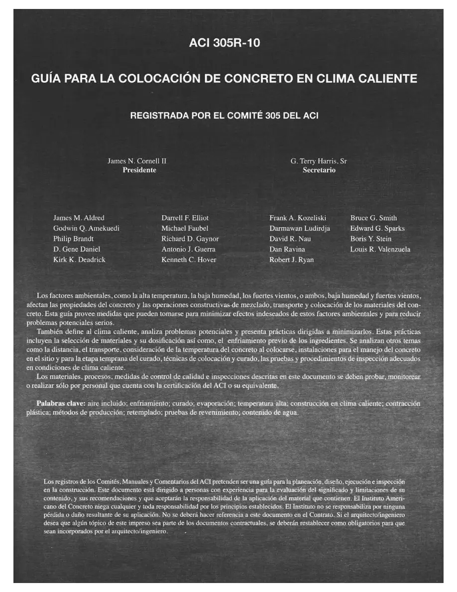 ACI 305RS-10/306RS-10 pdf