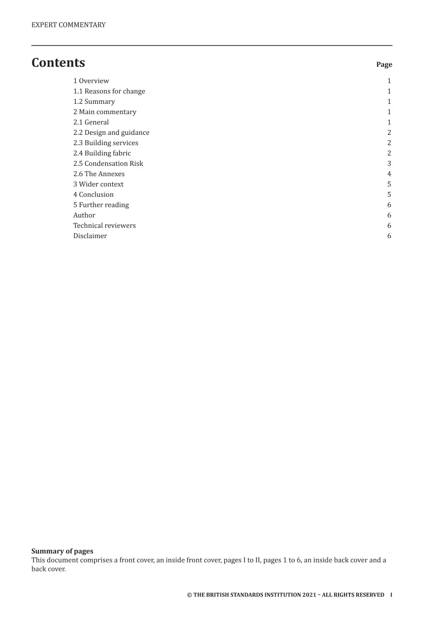 BS 5250:2021 EXCOMM pdf