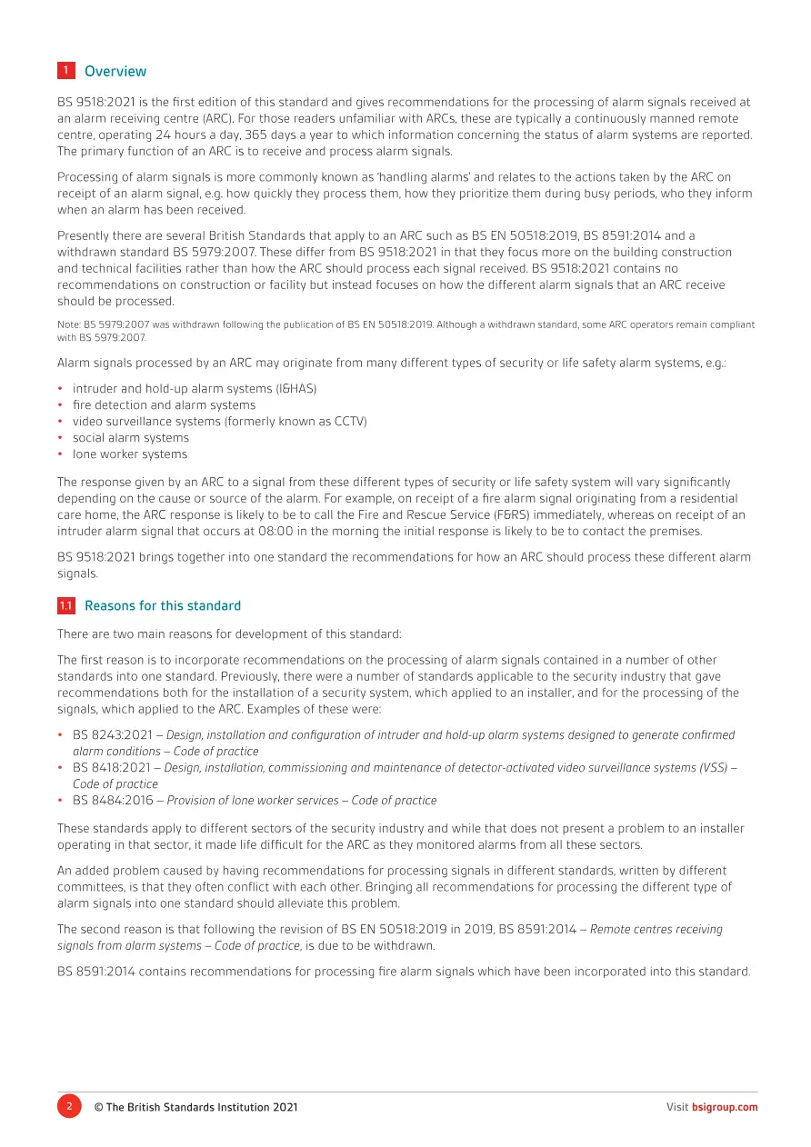 BS 9518:2021 EXCOMM pdf