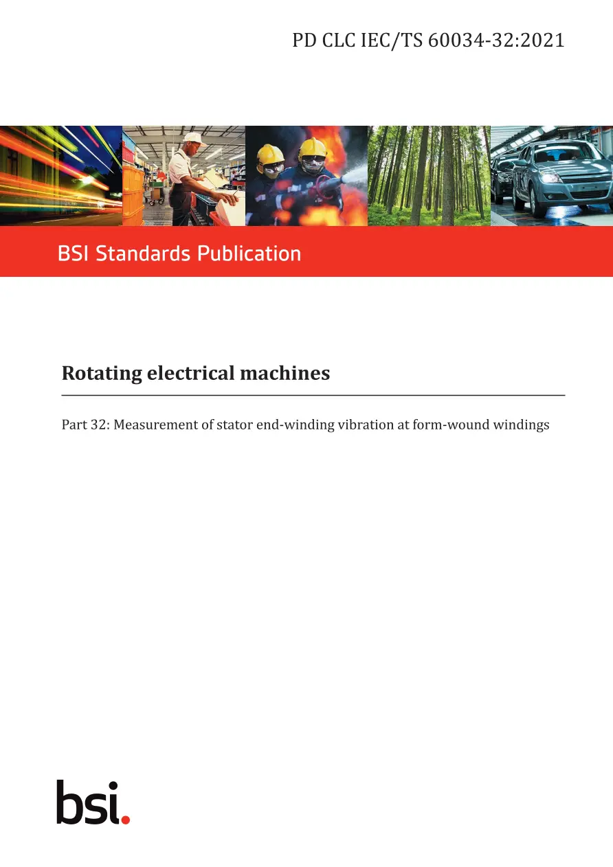 BS PD CLC IEC/TS 60034-32:2021 pdf