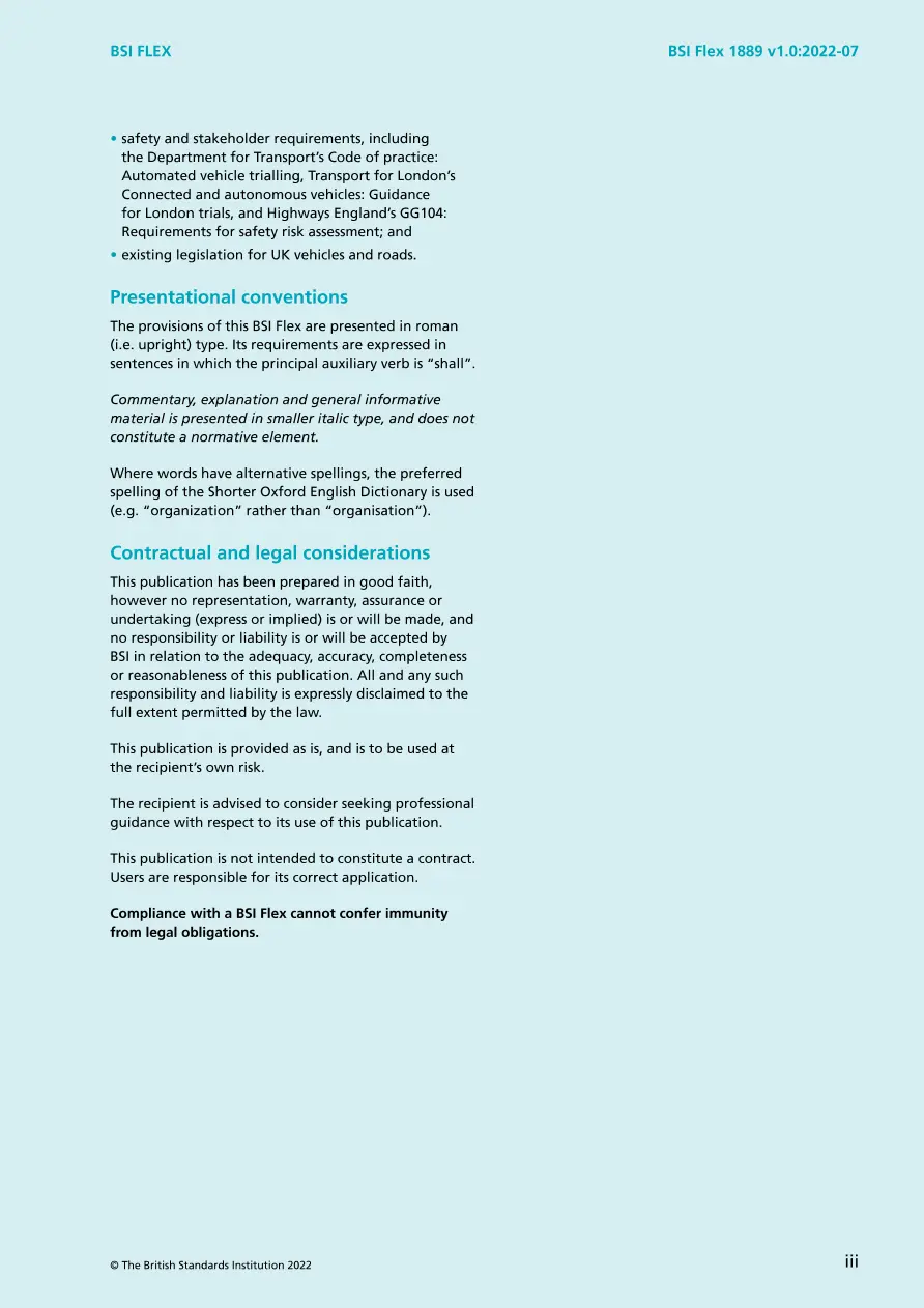 BS BSI Flex 1889 v1.0:2022-07 pdf