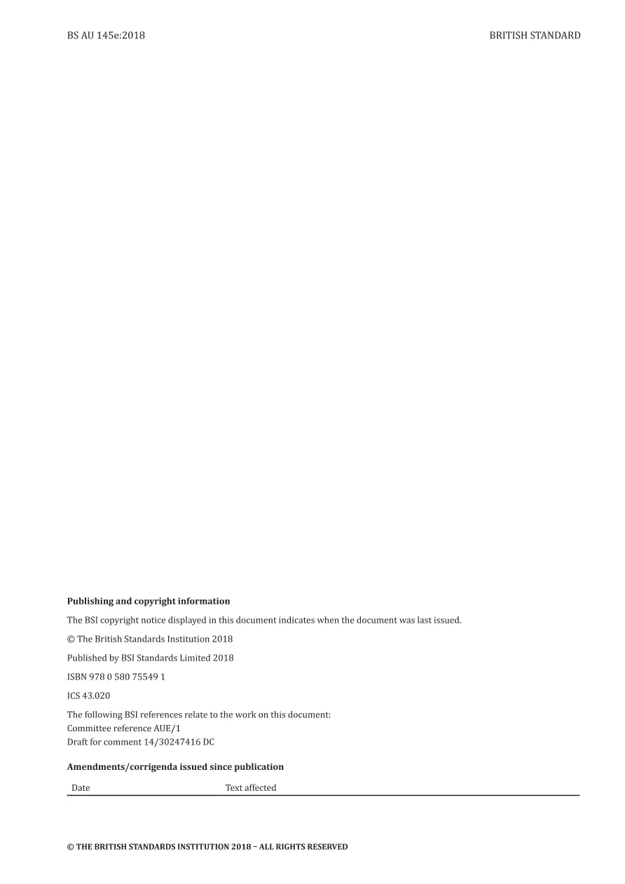 BS AU 145E:2018 pdf