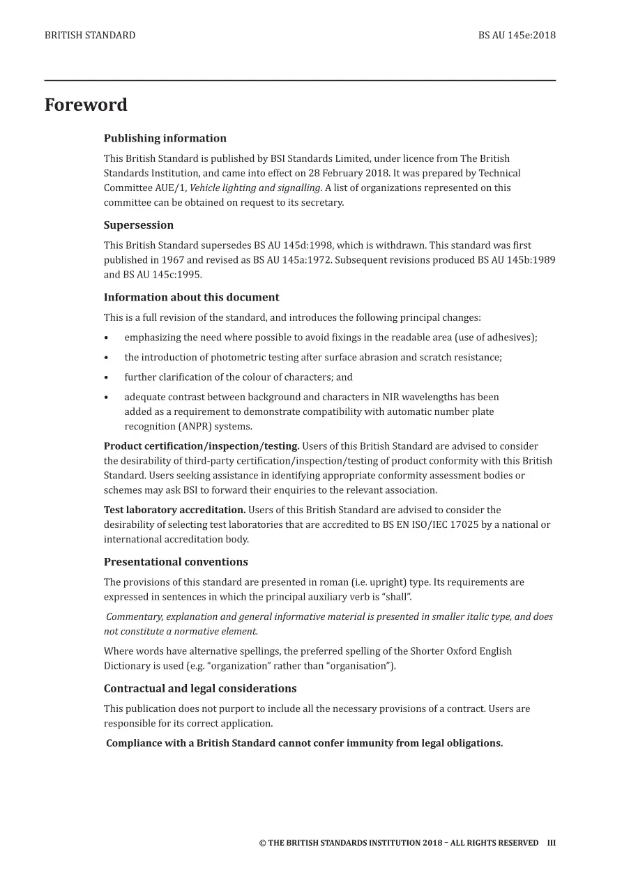 BS AU 145E:2018 pdf