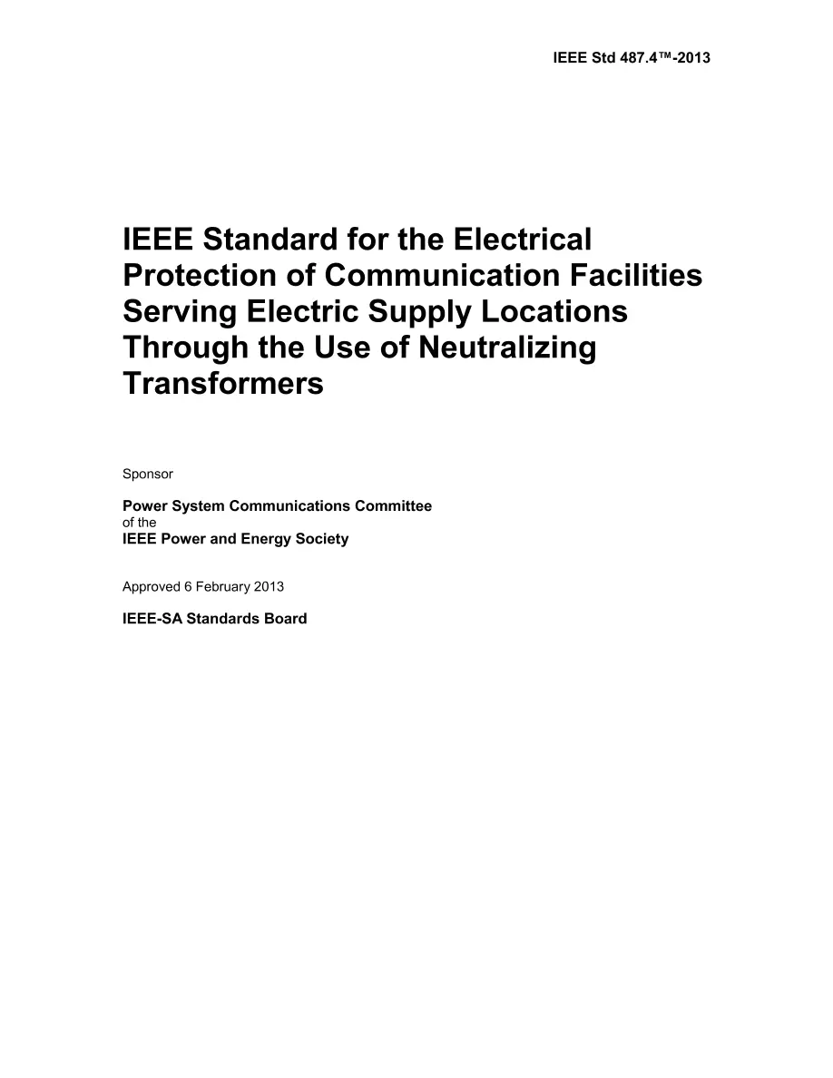 IEEE 487.4-2013 pdf