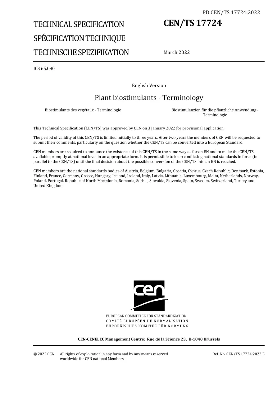 BS PD CEN/TS 17724:2022 pdf