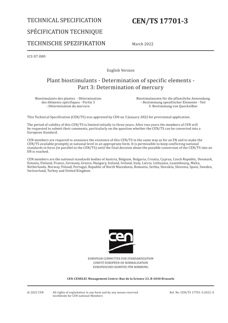 BS PD CEN/TS 17701-3:2022 pdf