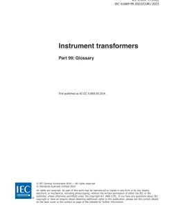 AS IEC 61869.99:2024 pdf