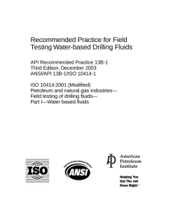 API RP 13B-1:2003 pdf