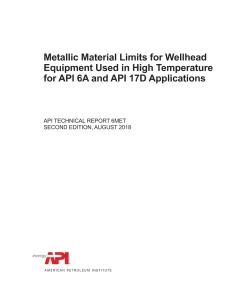 API TR 6MET:2018 pdf