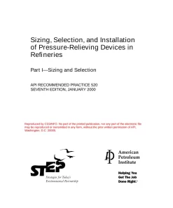 API RP 520:2000 pdf