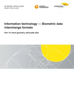 AS ISO/IEC 19794.10:2024 pdf