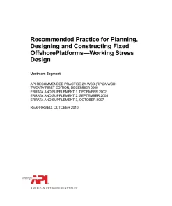 API RP 2A-WSD (R2010) pdf