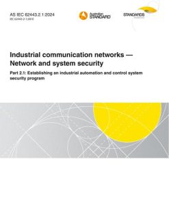 AS IEC 62443.2.1:2024 pdf