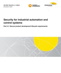 AS IEC 62443.4.1:2024 pdf