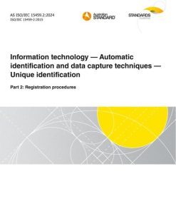 AS ISO/IEC 15459.2:2024 pdf