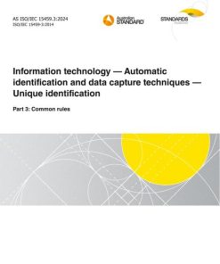 AS ISO/IEC 15459.3:2024 pdf