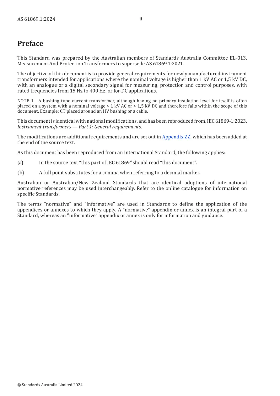 AS 61869.1:2024 pdf