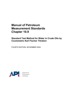 API MPMS Chapter 10.9:2024 pdf