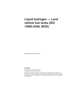 AS 13985:2024 pdf