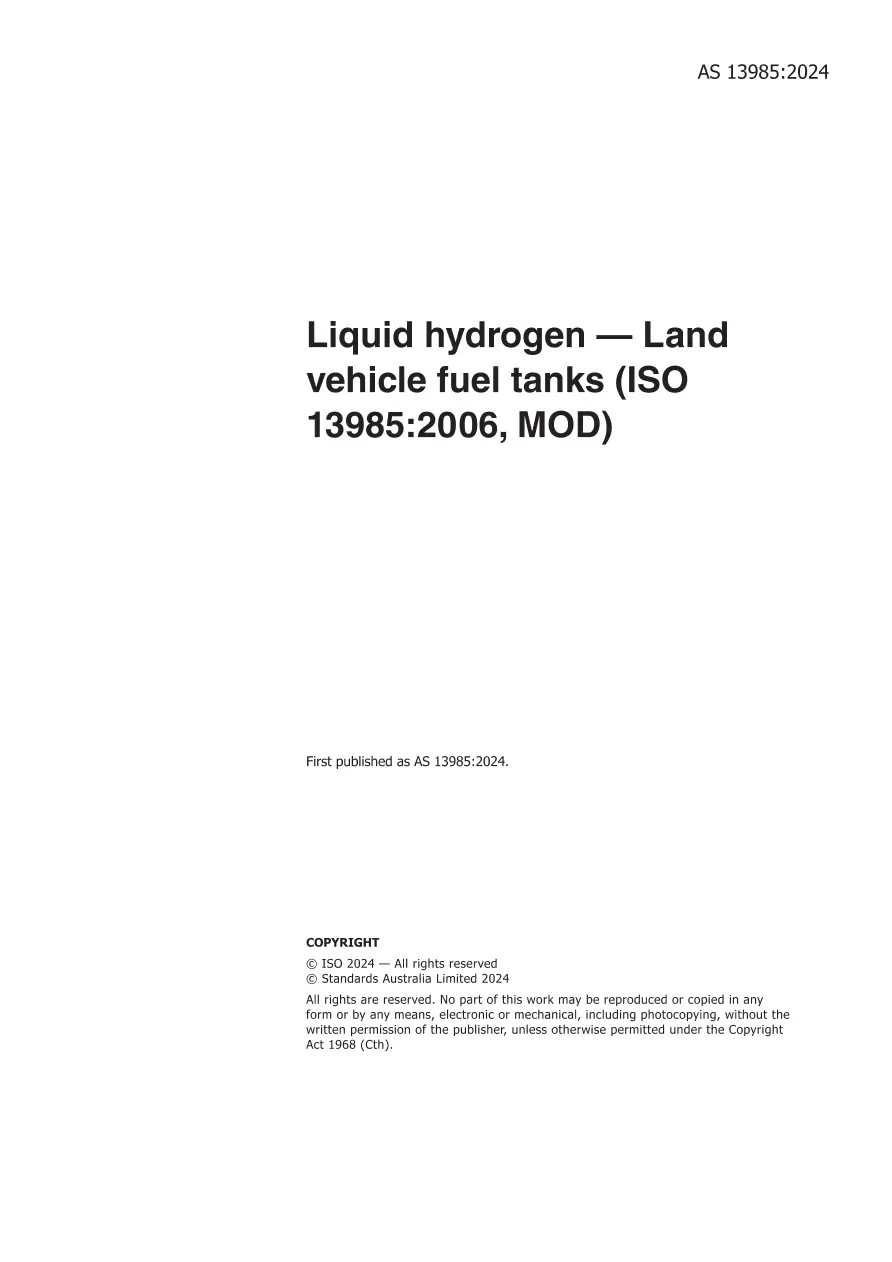 AS 13985:2024 pdf