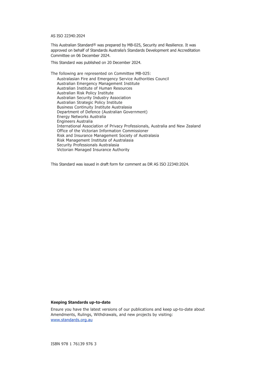 AS ISO 22340:2024 pdf