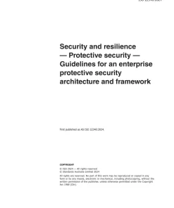 AS ISO 22340:2024 pdf