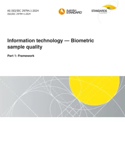 AS ISO/IEC 29794.1:2024 pdf
