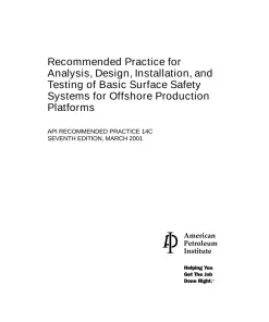 API RP 14C (R2007) pdf