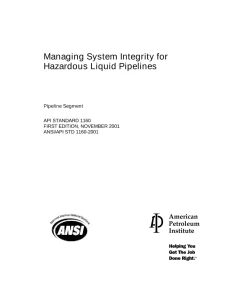 API Std 1160:2001 pdf