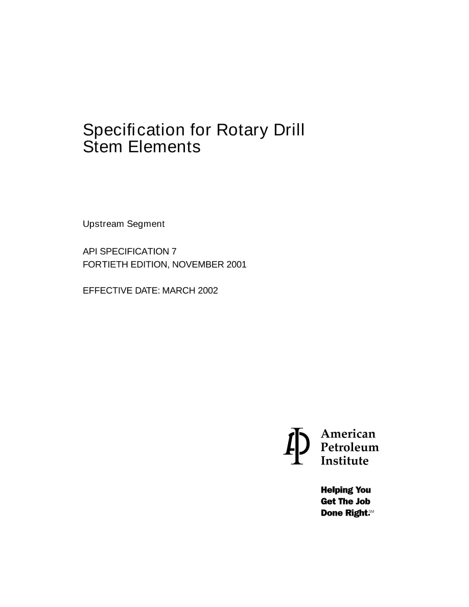 API Spec 7:2002 pdf