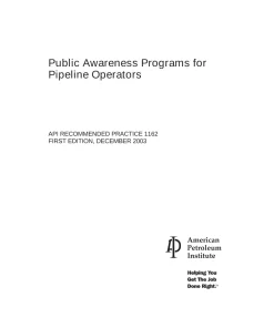 API RP 1162:2003 pdf