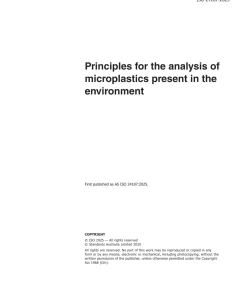 AS ISO 24187:2025 pdf