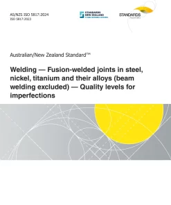 AS/NZS ISO 5817:2024 pdf
