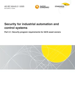 AS IEC 62443.2.1:2025 pdf