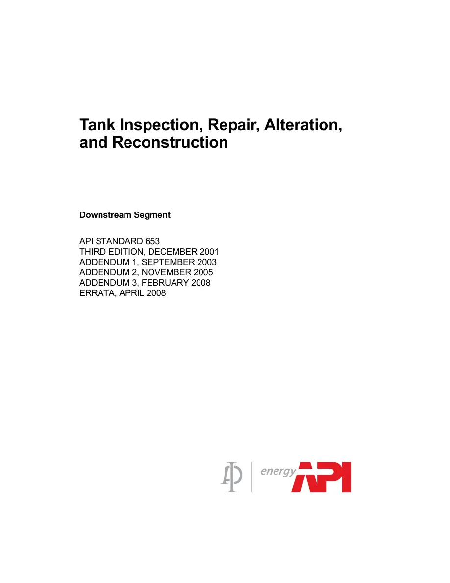 API Std 653:2001 pdf