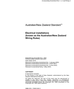 AS/NZS 3000:2018 pdf