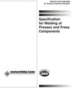 AWS D14.5/D14.5M:2009 pdf