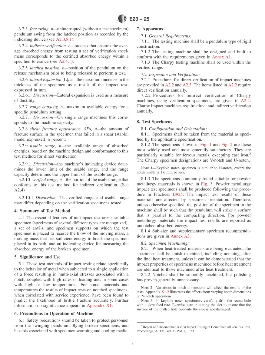 ASTM E23-25 pdf