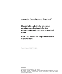 AS/NZS 60704.2.3:2009 pdf