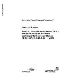 AS/NZS 61347.2.3:2016 pdf