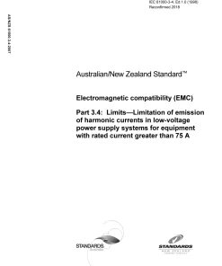 AS/NZS 61000.3.4:2007 pdf