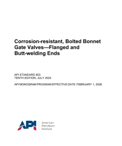 API Std 603:2025 pdf