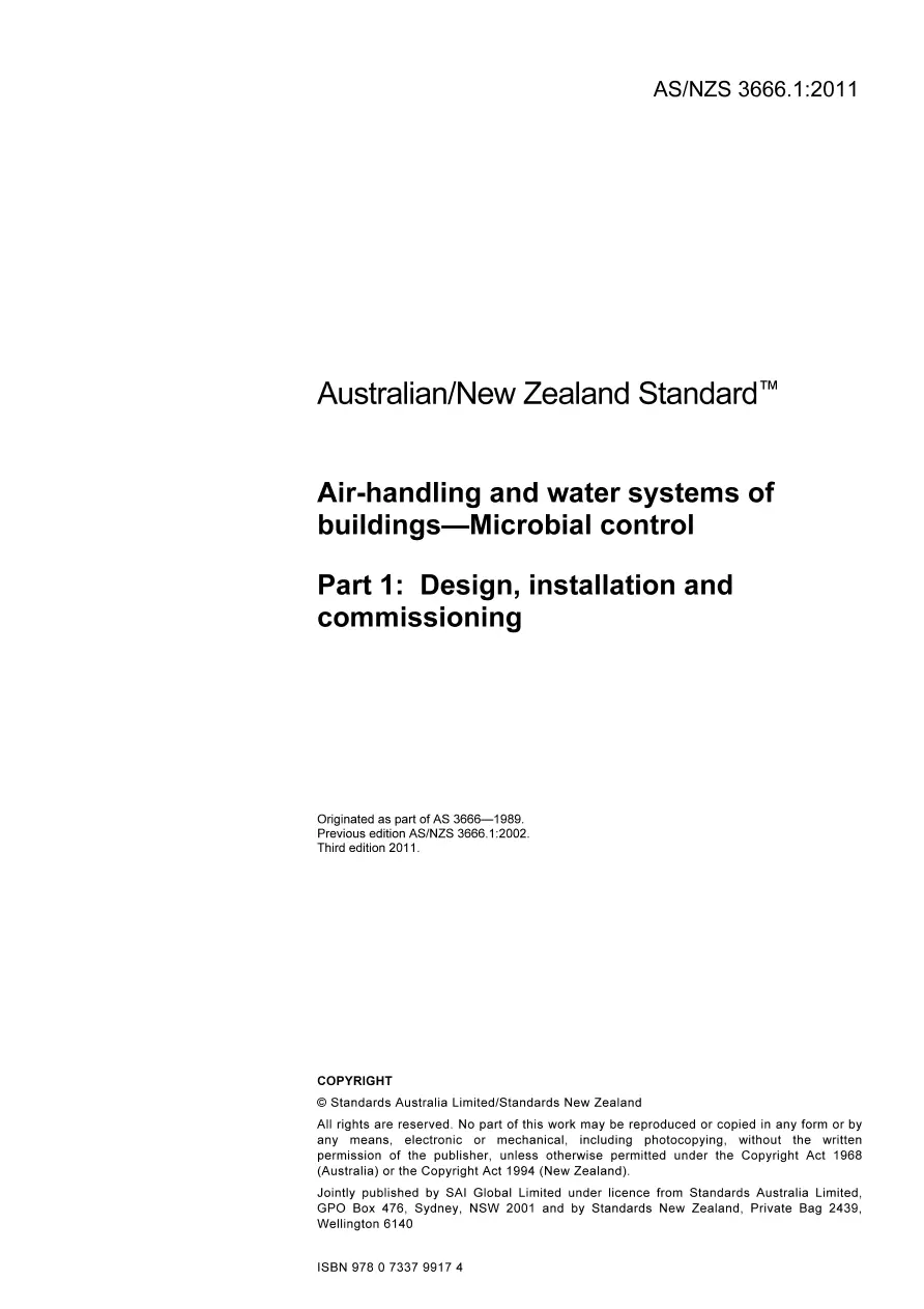 AS/NZS 3666.1:2011 pdf