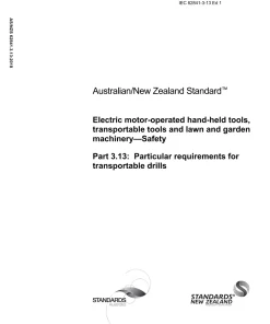 AS/NZS 62841.3.13:2018 pdf