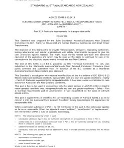AS/NZS 62841.3.13:2018 pdf