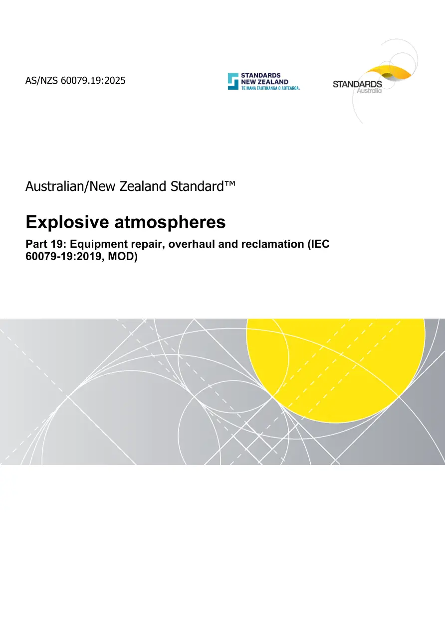 AS/NZS 60079.19:2025 pdf