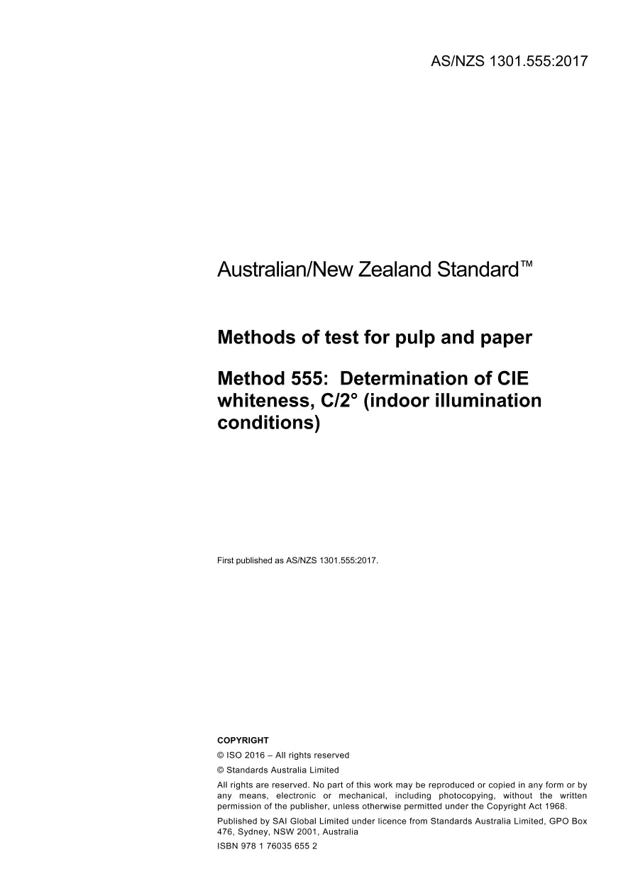 AS/NZS 1301.555:2017 pdf